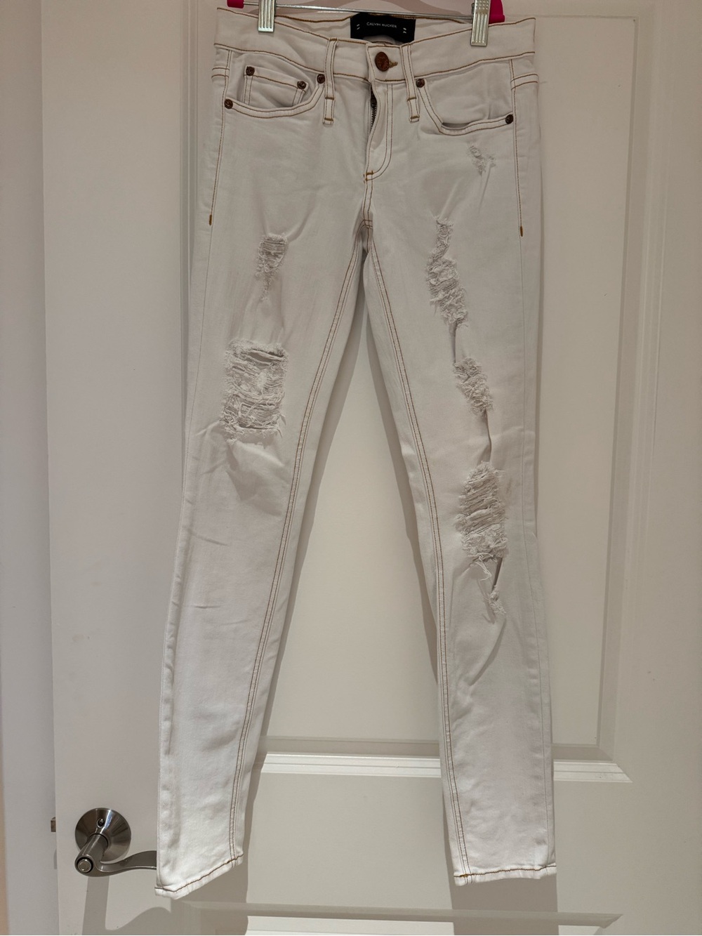 Calvin Rucker ripped jeans off white  size 26
